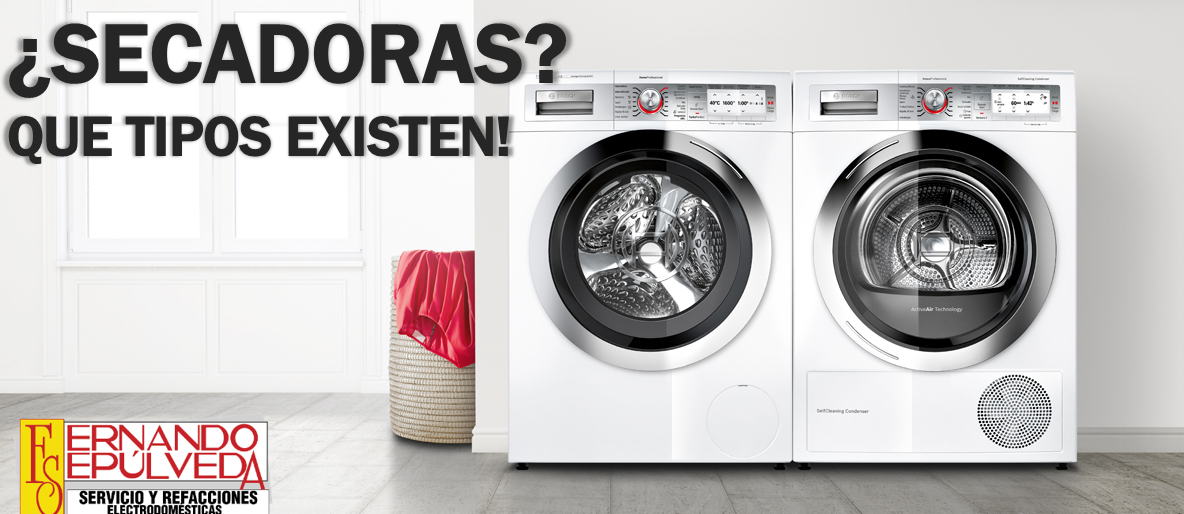 ¿Que tipos de secadoras existen?