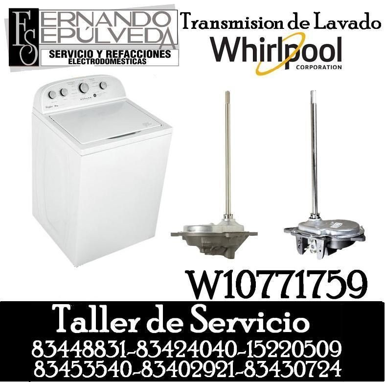 Transmisión de Lavadora Whirpool