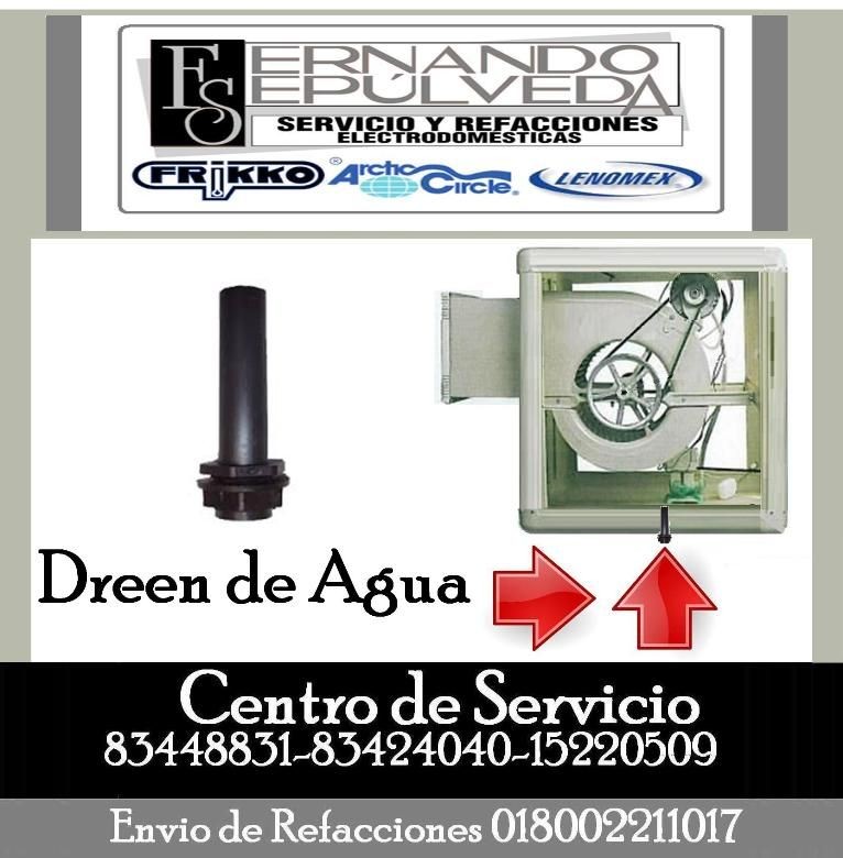 Dren de Agua para Aire Lavado Evaporativo o Enfriador de Aire