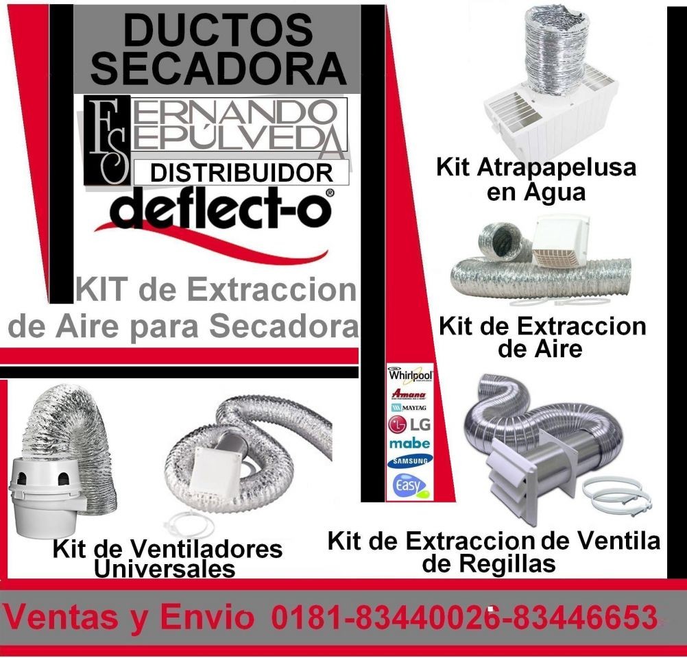 KIT DE VENTILA PARA SECADORA