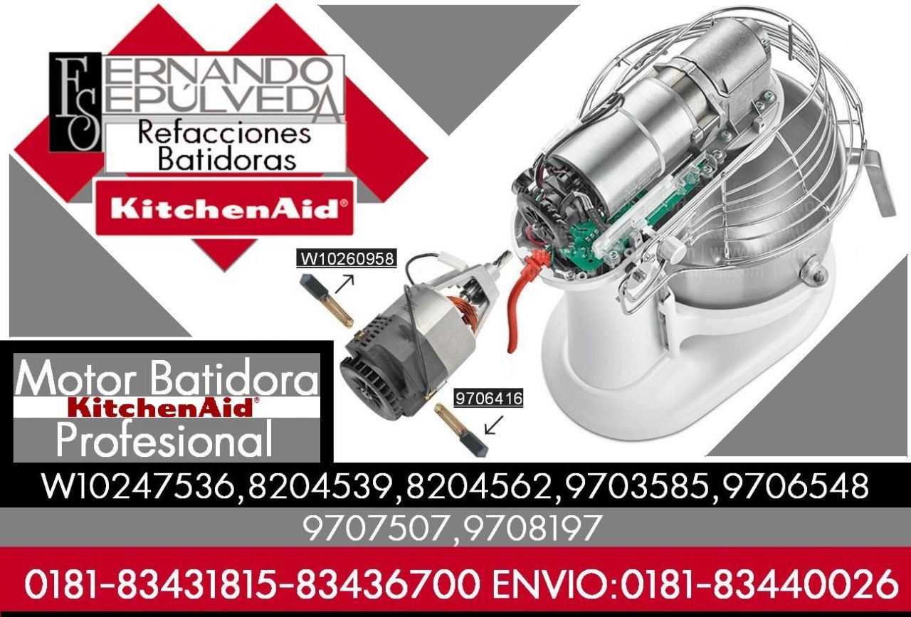 MOTOR PARA BATIDORA KITCHENAID PROFESIONAL.
