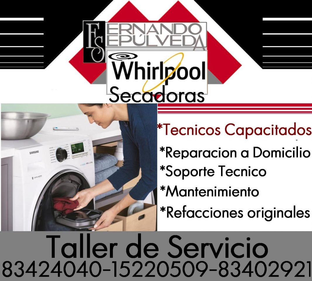 REPARACIÓN DE SECADORAS WHIRPOOL