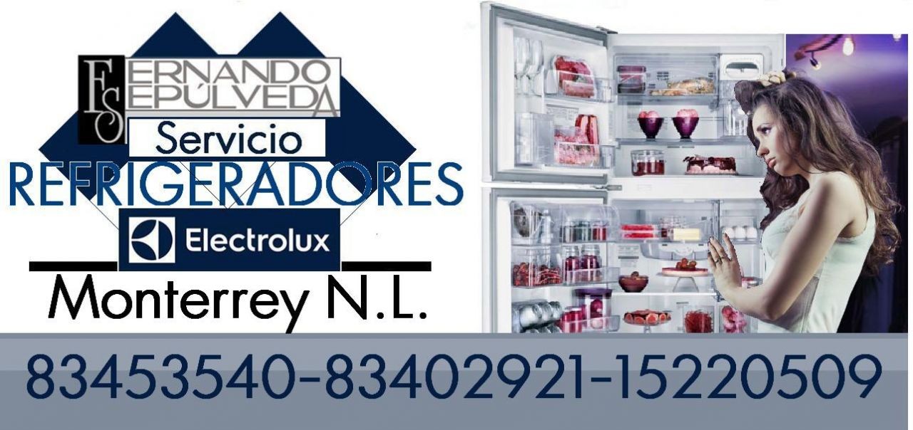 SERVICIO DE  REFRIGERADORES ELECTROLUX.