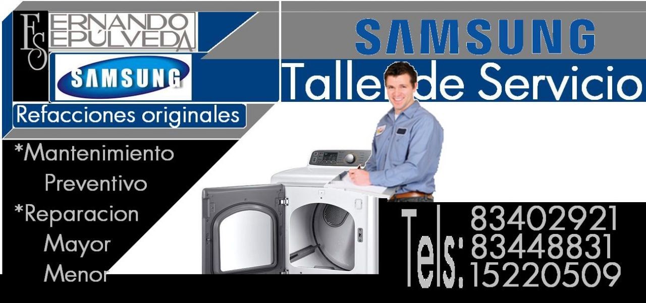 Soporte Técnico de Secadoras Marca SAMSUNG