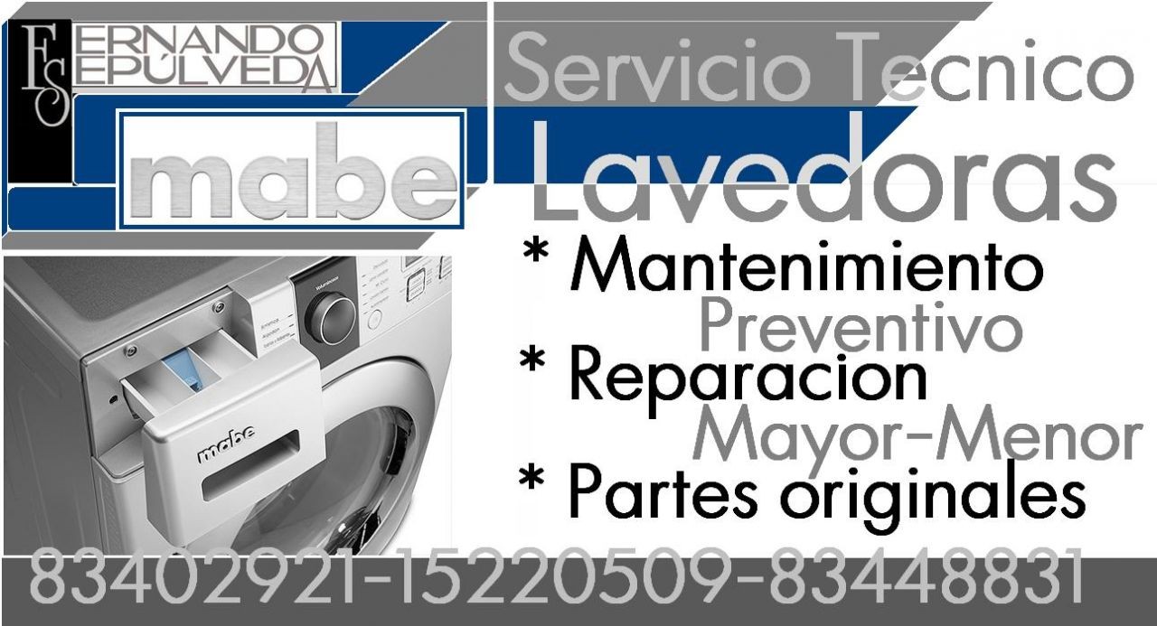Servicio Técnico  de Lavadoras  MABE