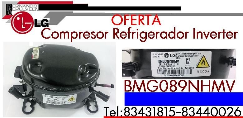 COMRESOR REFRIGERADOR LG INVERTER