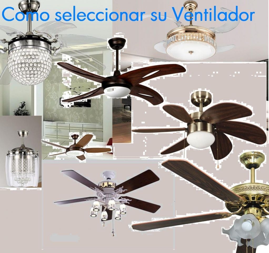 ¿Cómo seleccionar el  ventilador de techo o cielo.?