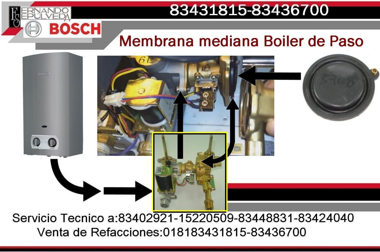 REPARACION  BOILER DE PASO  EN VALLE,  ZONA SAN PEDRO.